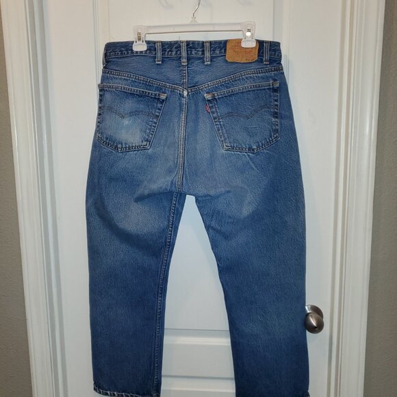 👖Vintage Levi's 501 Jeans Lot of 3 | W40 L30 | Button Fly Denim Bundle - Picture 12 of 13